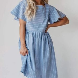 Blue summer dress